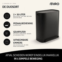 Zak wisselen met uitneembare binnenemmer